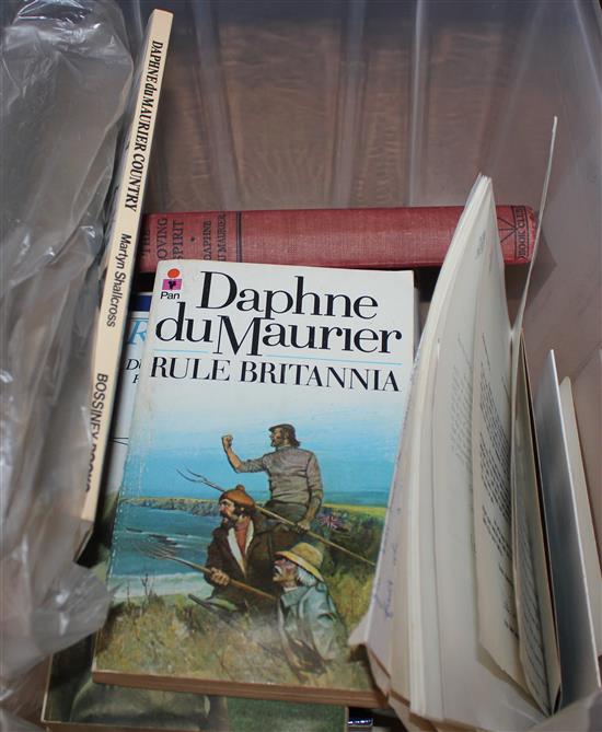 Letters from/to Daphne de Maurier, books etc